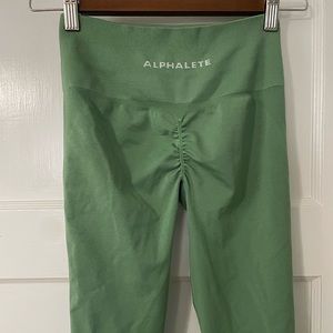 NWOT Amplify leggings -jade size small